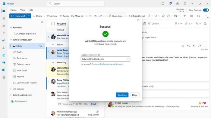 微软 Outlook for Windows 应用将取代邮件、日历和人脉等应用