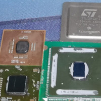 20块钱的龙芯2F意法半导体标MIPS CPU开盖(loongson STLS2F02-1)
