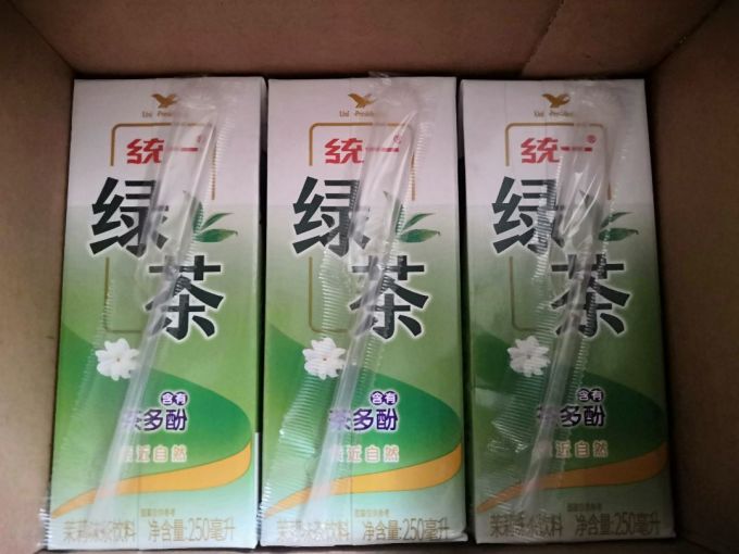 夏天和绿茶更配统一茉莉绿茶