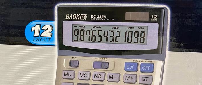 宝克电子计算器是一种电子设备，用于进行数学运算和计算