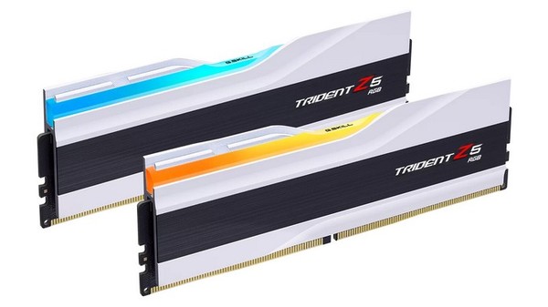 芝奇发布Trident Z5 RGB“幻锋戟”白色系列DDR5 内存、最高8200MHz、96GB