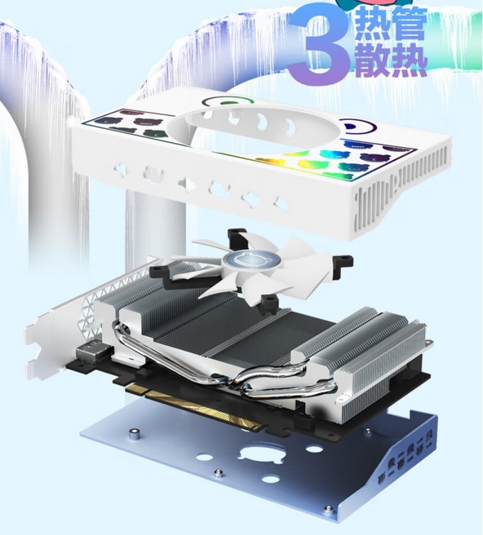 盈通发布 RTX 4060 ITX 萌宠小卡，不足19cm，三热管散热器