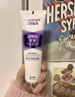 oralshark参半口腔鲨鱼深导白牙膏