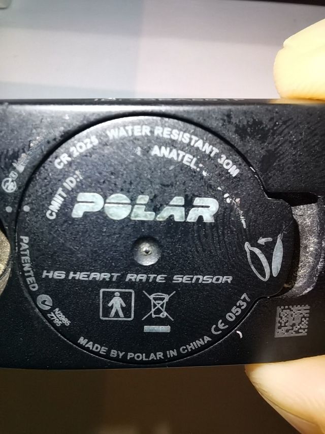 奇怪的polar h7心率带用电池