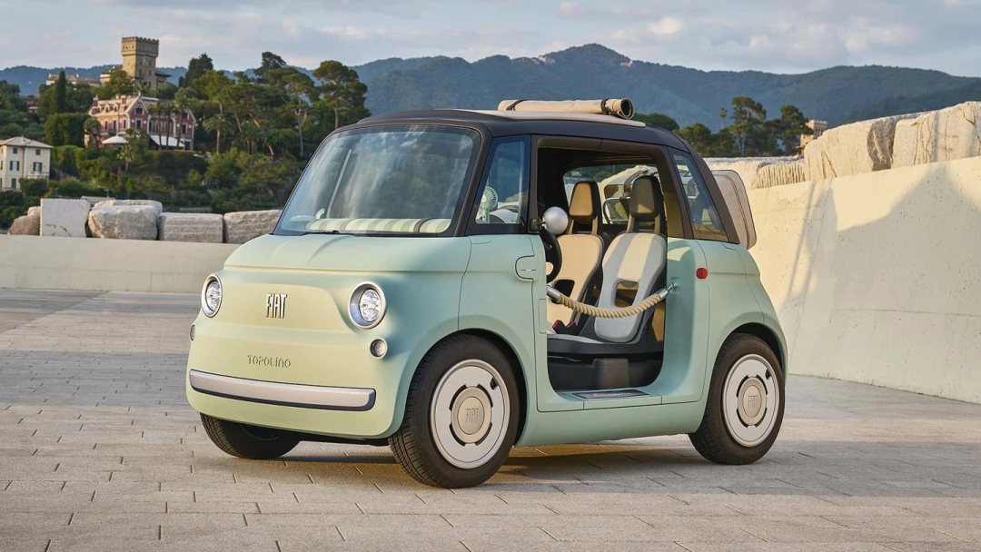 菲亚特推出纯电微型车 topolino:两门两座,车长仅 2.53 米