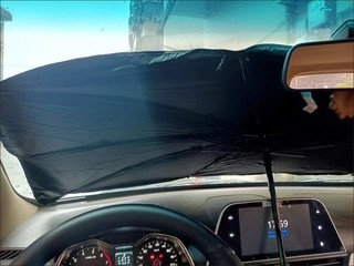 汽车遮阳伞前挡防晒隔热玻璃车窗遮阳帘伸缩