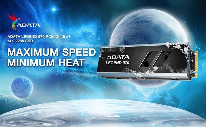 威刚发布 LEGEND 970 “传奇” PCIe 5.0 SSD，主动散热、10GB/s读写