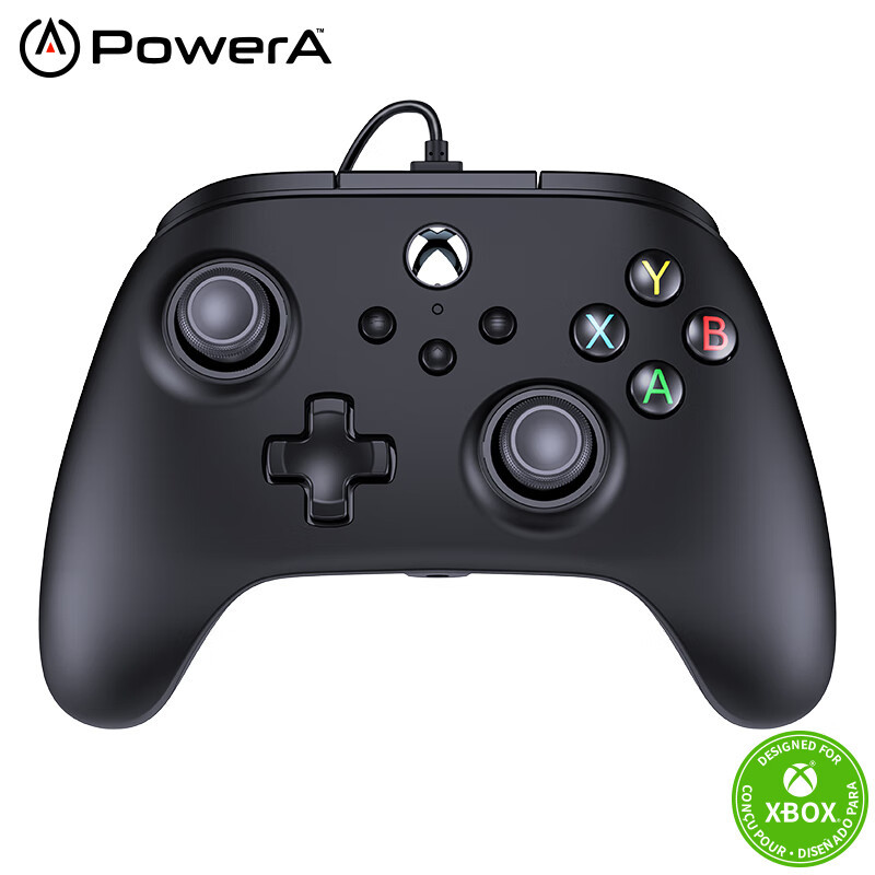 微软授权的PowerA Xbox游戏手柄，打游戏确实手感很好!