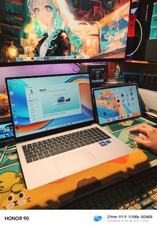 荣耀90镜头下的笔记本MagicBook X 16 2023 