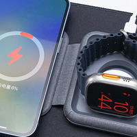 评测 MOMAX 折叠 MagSafe 二合一无线充：苹果双认证，手机手表双快充