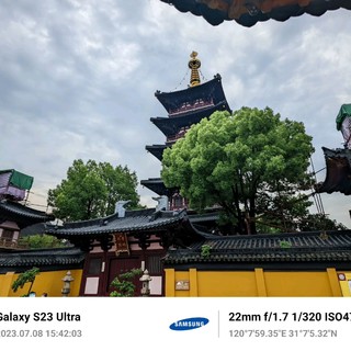 s23Ultra拍照拍照体验——姑苏城外寒山寺