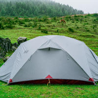重量轻、空间大——黑冰新款铝杆三人帐篷夏日体验