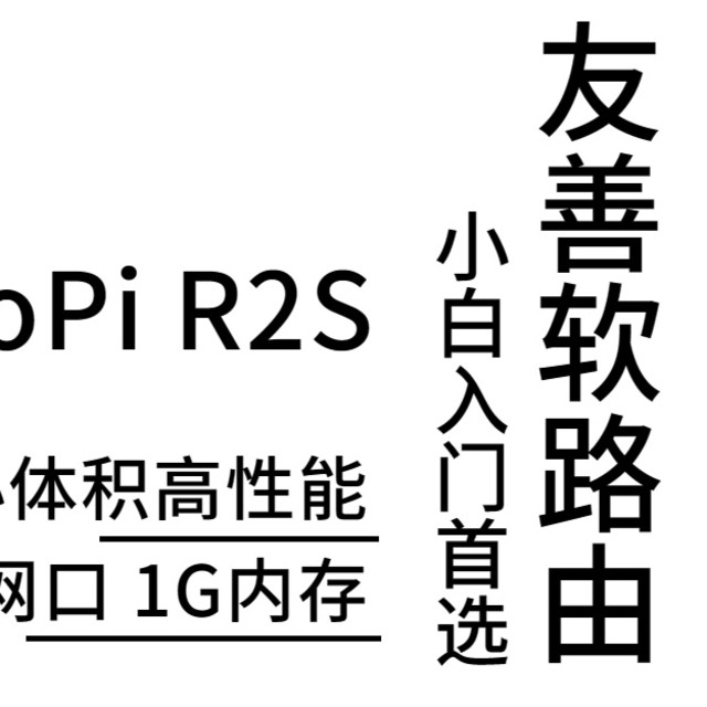 友善NanoPi R2S，豪配259，这软路由入门绝了