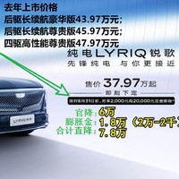 等等党又赢！凯迪拉克电车:锐歌降7.8万，别克E5降价不远了