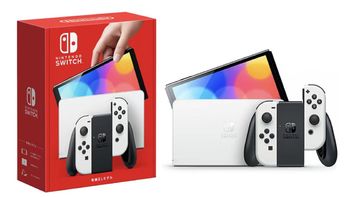 Nintendo任天堂游戏机Switch单机红蓝/白色手柄OLED掌机买买买买！