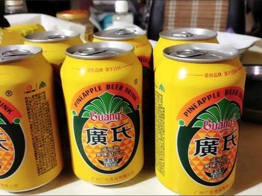 广氏菠萝啤330ml*6罐装广式菠萝啤酒果味