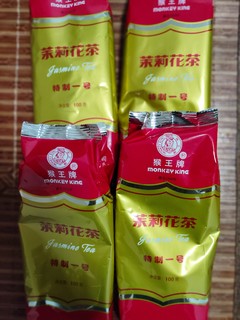 中茶猴王牌茉莉花茶100克*4袋