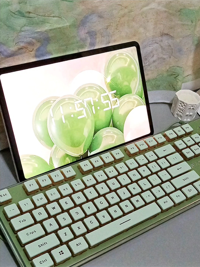平价薄膜键盘｜遇见抹茶色