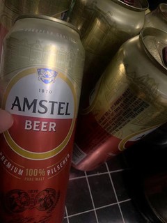 喜力旗下 Amstel红爵啤酒500ml*3听