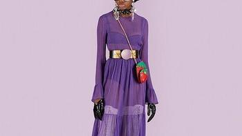 最爱的紫色，好高贵的连衣裙