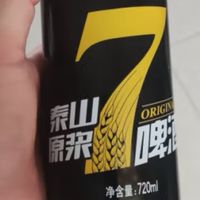泰山啤酒10度7天原浆啤酒720mL