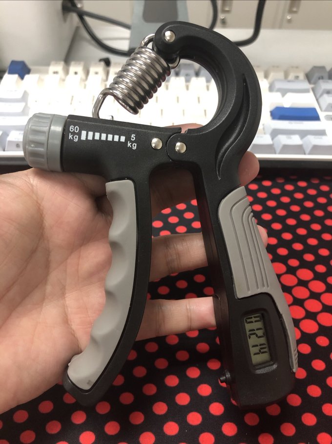 运动无处不在博舒健握力器