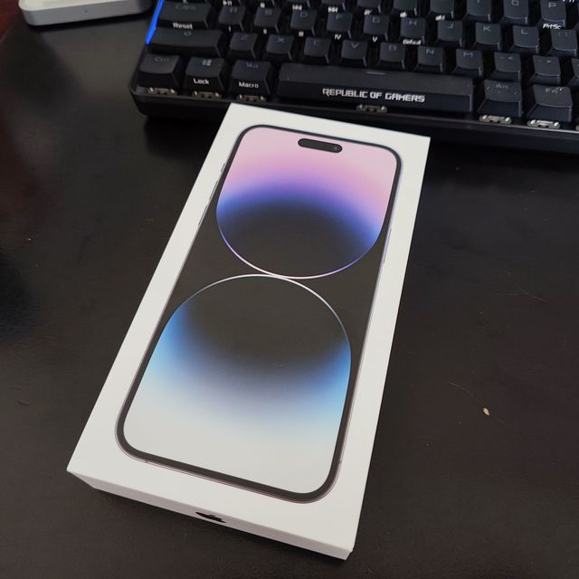 apple苹果m8a3chaappleiphone14promax256g暗紫色移动联通电信5g手机