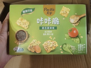 太平苏打饼干咔咔脆混合蔬菜味100g*1盒健康