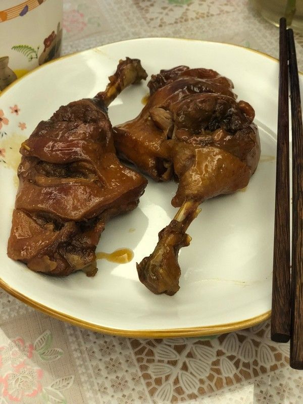 卤鸭边腿的做法
