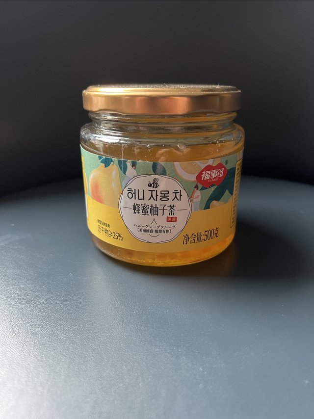 真没想到冰箱以后的蜂蜜柚子茶竟然这么好喝