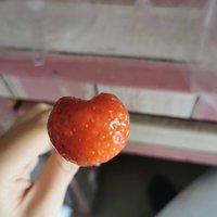爱心形状的草莓🍓还是第一次见