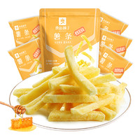 良品铺子薯片蜂蜜黄油味薯条100g*1袋膨化食品休闲网红零食小吃