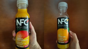 农夫山泉NFC果汁，不加水的真果汁