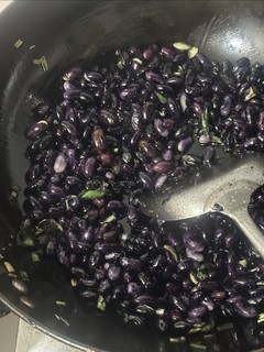 无敌下饭的紫色四季豆🫘
