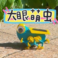 女儿的玩具 篇三：从此世界多了一只不知疲倦的虫虫-呆萌大眼虫太阳能玩具