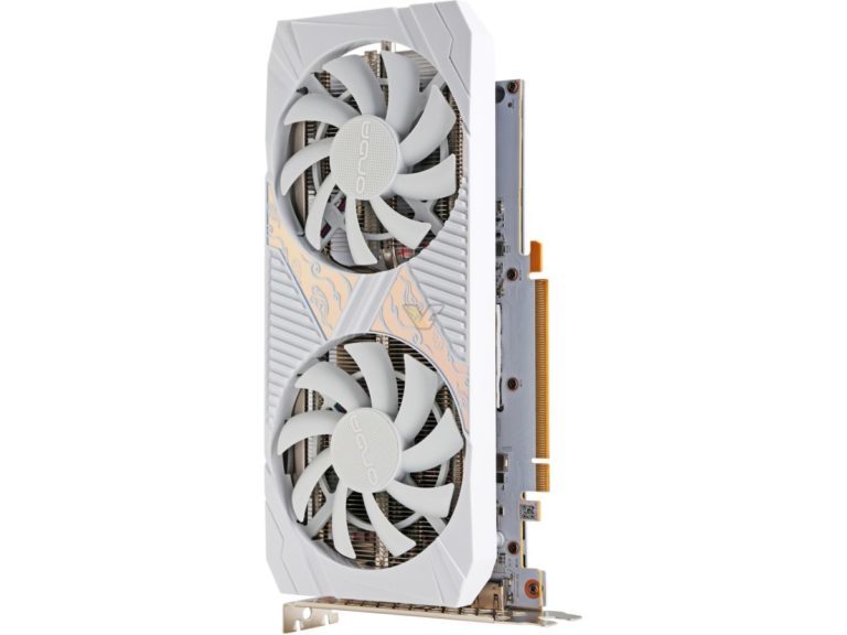 昂达发布“神盾” RTX 3060 Ti AEGIS G6X 非公卡，白色配色，5热管散热器