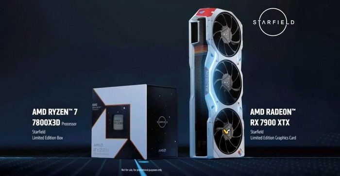 AMD 发布 RX 7900 XTX Starfield Edition 星空特别版和 锐龙7 7800X3D 特别版