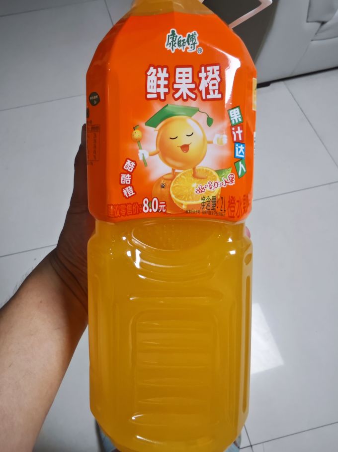 康师傅鲜果橙,果味爆棚,让你欲罢不能!