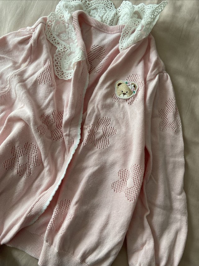 Paw in paw家针织镂空小开衫，好看