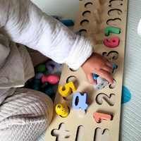 幼儿识数字玩具，益智早教积木