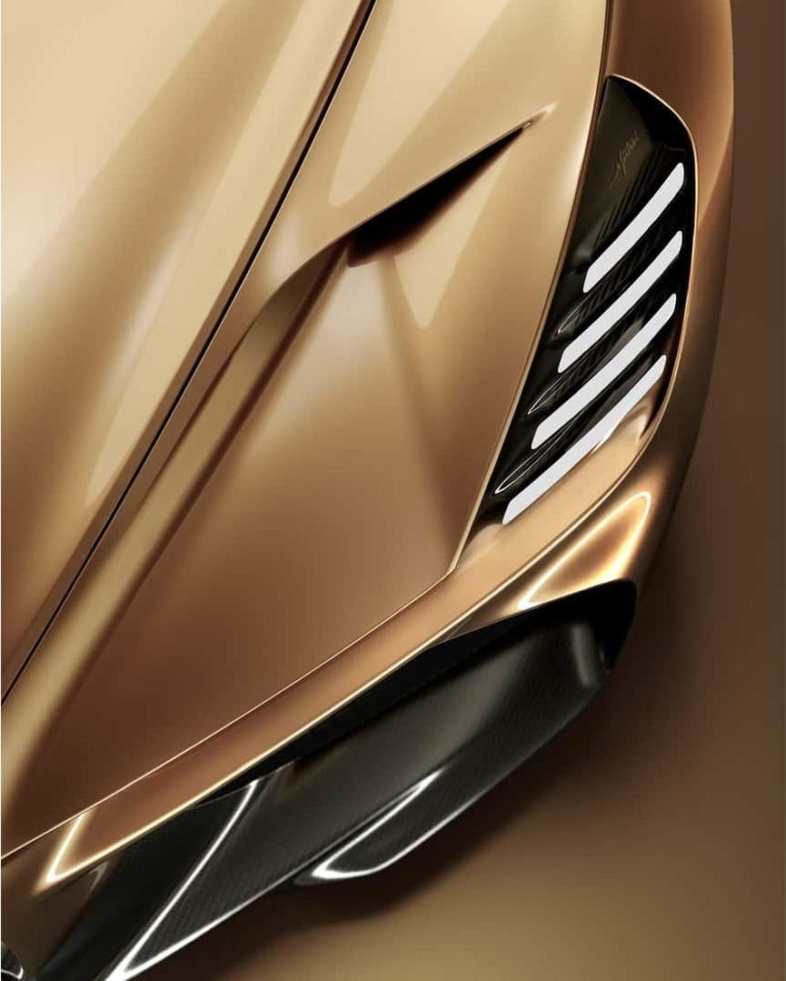 布加迪W16 Mistral金色特别版官图发布
