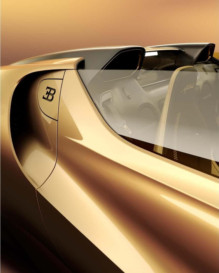 布加迪W16 Mistral金色特别版官图发布