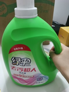 绿伞除螨洗衣液，29.9元8斤