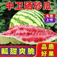 宁夏硒砂瓜中卫硒砂瓜石头缝大西瓜12-30斤新鲜头茬现摘脆甜富硒14斤中小果