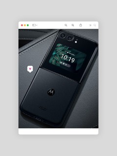 摩托罗拉razr：折叠之美，尽在掌握！