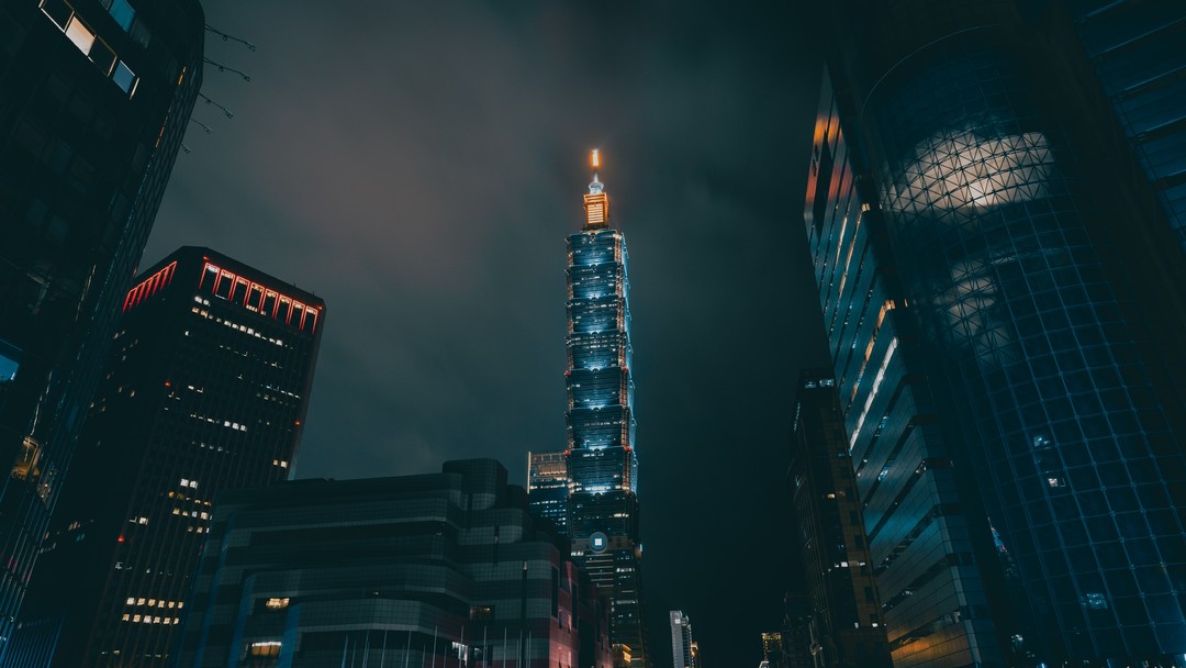 台北101大厦 图片来自unsplash网站，侵删