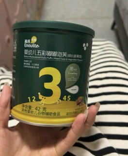 英氏婴幼儿泡芙宝宝零食手指饼泡芙五彩嘟嘟