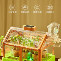 奶爸带娃：奥智嘉儿童种植阳光房玩具，小学生的科学实验礼物