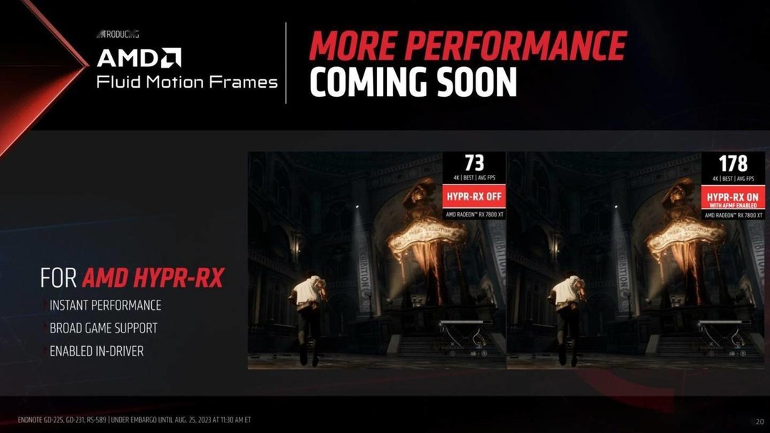 再次跳票！AMD 宣布 HYPR-RX 一键超频技术9月上线，集成 FSR 3技术， RX 7800 XT 实战