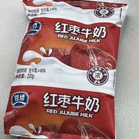 银桥的红枣牛奶味道很好